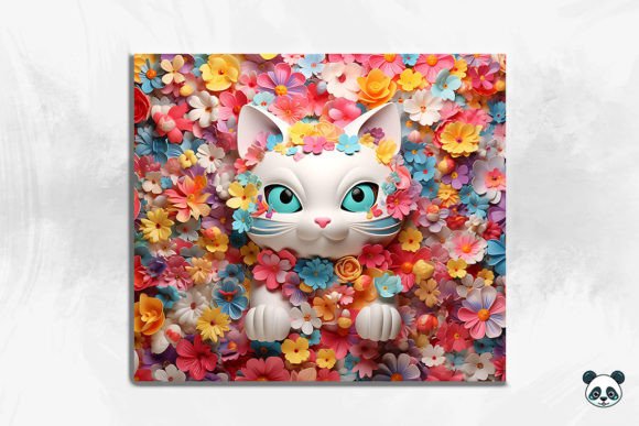 3D Fortune Cat Tumbler Wrap Bundle Guide