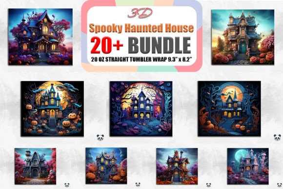 3D Spooky Haunted House Tumbler Bundle Guide