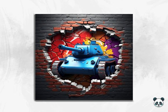 3D Tank Cracked Hole Tumbler 8 Design Guide