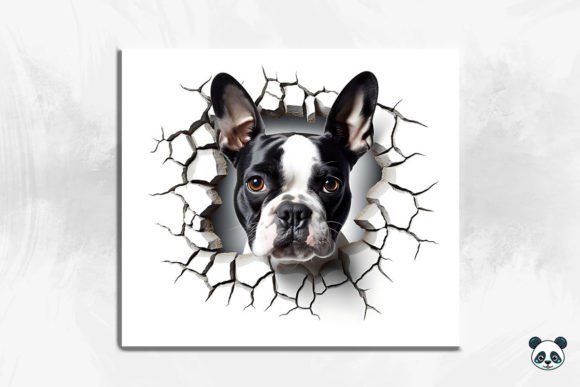 Bringing 3D Boston Terrier Cracked Hole 4 to Life on Your Tumblers