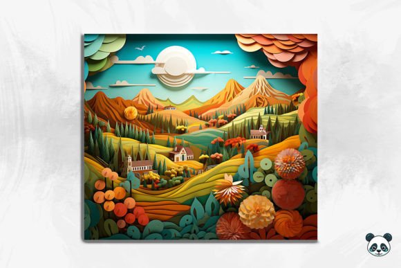 Bringing Depth to Craft: The Rise of 3D Rustic Countryside Cracked Hole 18 in Modern Sublimation