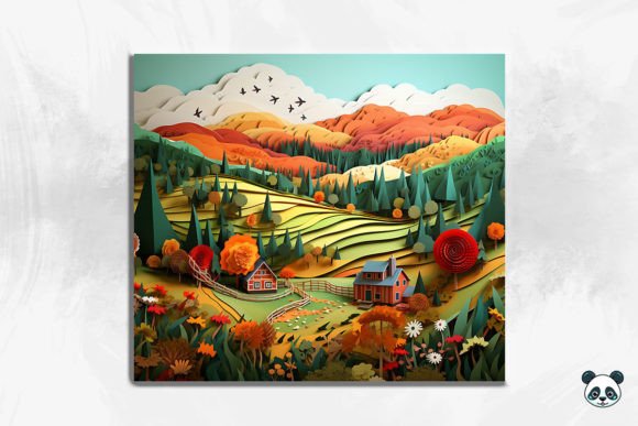 Bringing Depth to Life with the 3D Rustic Countryside Cracked Hole 3 Design