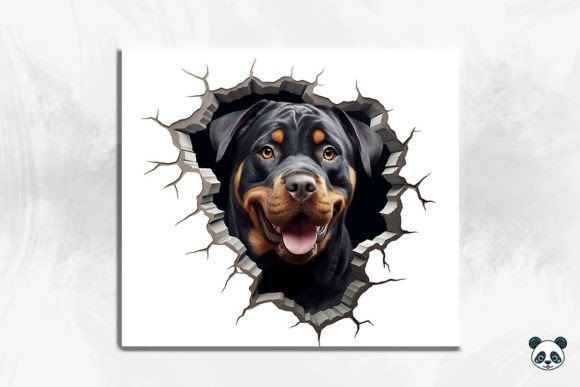 Elevating Sublimation Craftsmanship: The Rise of 3D Rottweiler Cracked Hole 6 in Modern Customization