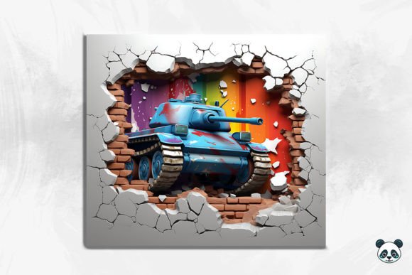 Elevating Sublimation Projects with the 3D Tank Cracked Hole Tumbler Design