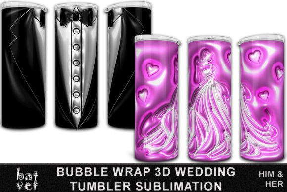 Elevating Wedding Favors with 3D Bubble Wrap Tumbler Sublimation