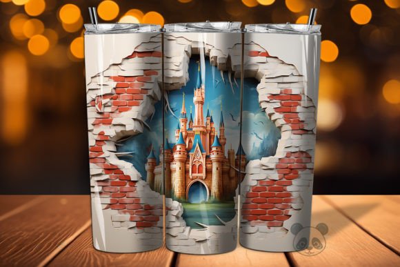 Evaluating the 3D Castle Cracked Hole Tumbler 9 Design for Sublimation Projects