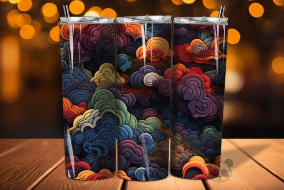 Evaluating the 3D Dark Cloud Seamless Pattern for Sublimation Projects