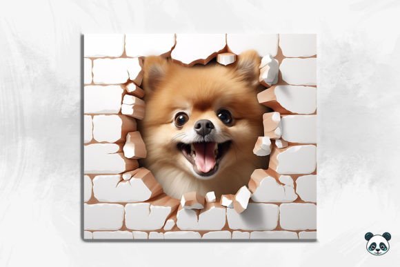 Integrating the 3D Pomeranian Cracked Hole 2 Design into Professional Sublimation Workflows