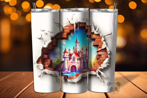 Strategic Design Implementation: Leveraging the 3D Castle Cracked Hole Tumbler for Brand Differentiation