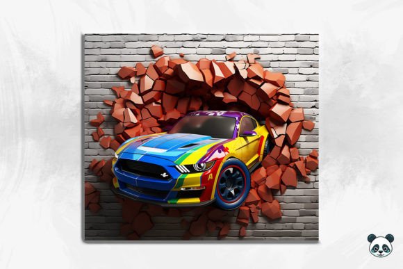 Transforming Sublimation Projects with the 3D Race Car Cracked Hole Tumbler 8 Design