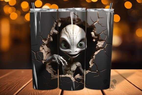 Unlocking Creativity: The Ultimate Guide to 3D Alien Cracked Hole Tumbler Wraps for Sublimation